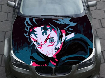 Anime Risanke Demon Rezilo Avto Nalepke Grafični Vinil nalepko Zajema Vzorec Embalaže Nalepke po meri DIY design, kapuco, Nalepke motorja