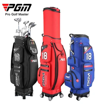 PGM Golf Vrečko Moške Air Bag Štiri Kolesa Ravno Pritisni in Teleskopsko Torba Nepremočljiva Golf Vrečko