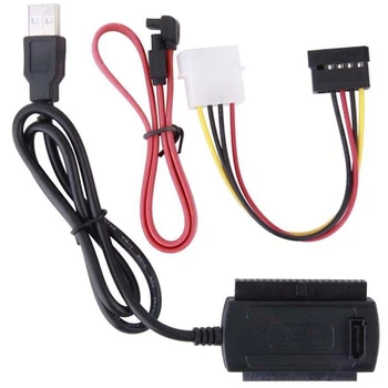 SATA/PATA/IDE Disk USB 2.0 Adapter Pretvornik-Kabel Za 2.5/3.5-Palčni Trdi Disk Hot po vsem Svetu Adapter Pretvornik-Kabel