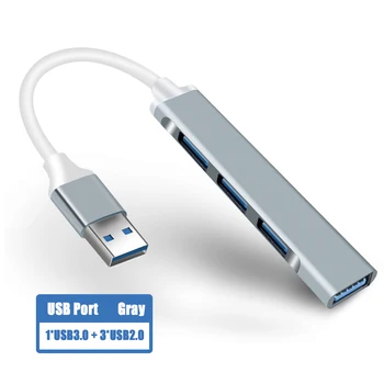 Hot Visoke Hitrosti 4 Ports USB 3.0 Hub USB Hub Tip C Splitter 5Gbps Multiport HUB 4 USB 3.0 2.0 Vrata Za Računalniške Opreme