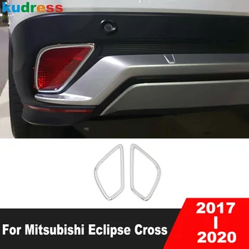 Zadnji Odbijač Luči Za Meglo Lučka Za Kritje Trim Za Mitsubishi Eclipse Križ 2017-2020 Chrome Avto Rep Foglight Ploščo Okraskov Dodatki