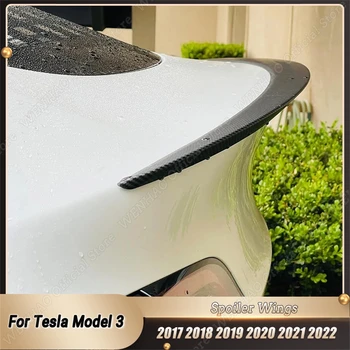 Avto Zadaj Prtljažnik Lip Spojler Krilo Pribor Gloss Black/Mat Črna ABS Telo Kompleti Za Iskanje Tesla Model 3 2017-2020 2021 2022