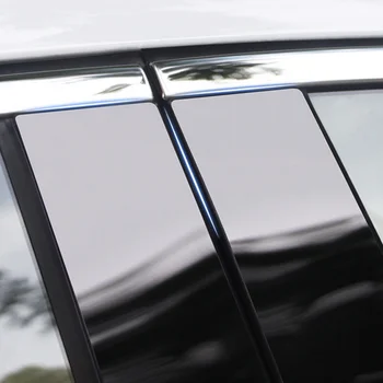 Okno avtomobila Steber delovnih Mest Vrata Oblikovanje Okraskov Nalepke Sijajni Piano Black za Chevrolet Cruze D2LC/D2LC-K Zunanjost Deli