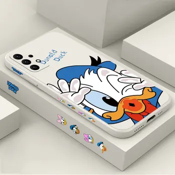 Disney Donald Duck Primeru Telefon Za Samsung A91 A81 A72 A73 A71 A52 A53 A50 A51 A42 A32 A33 A31 A23 A33 A21S A20S A20 A14 5G Pokrov