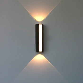 LED Prostem Stenske Svetilke, Vodotesne Aluminija Stenske Luči na Verandi Vrt Koridor Steno Rov Notranje Stenske Luči BL02