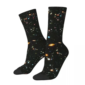 Hubble Extreme Deep Field (UV) Nogavice Harajuku Super Mehke Nogavice, Vse Sezone Nogavice Pribor za Človeka Ženska Božična Darila