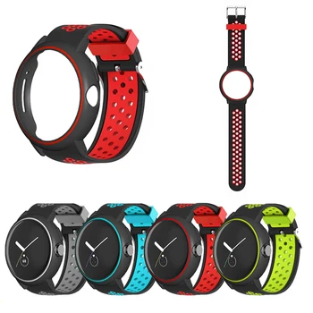 Silikonski Trak Watch Primeru Za Google Pixel oglejte Dva-barve, Zaščitna Primeru Watchband Gume Zapestnica TPU Watch Kritje Zaščitnik