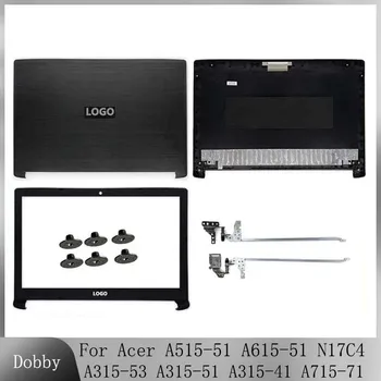 Nov Original Za Acer A515-51 A615-51 N17C4 A315-53 A315-51 A315-41 A715-71 LCD Zadnji Pokrov Prednji Plošči Okovje Vijaki Black 15.6