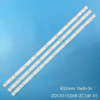 LED osvetlitev ozadja trakovi za DEXP H32B7000E shivaki STV-32LED14 CX315DLEDM Izumi 32 
