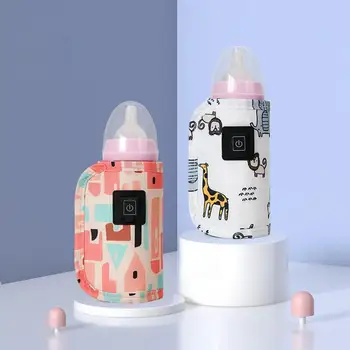 USB Steklenico Mleka Toplejše Rokav Inteligentni Hitro Segrevanje Mleka, Toplotno Rejec Za otroško Nego Steklenice Avto dodatki za Potovanja