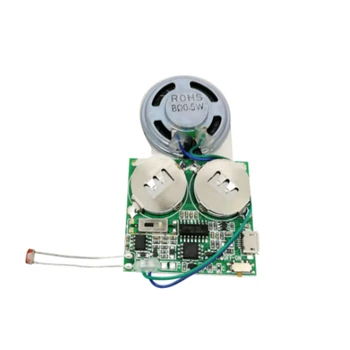 Snemanje Zvoka Modul Potisnite Gumb/za Nadzor Svetlobe Aktivira 8M Zmogljivost Mikro USB Celic Napaja za DIY Avdio Glasbeno voščilnico
