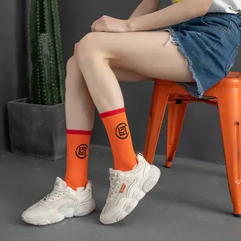 Nove modne blagovne znamke smrti poljub nogavice barva ujemanje moških in žensk skateboard šport bombažne nogavice