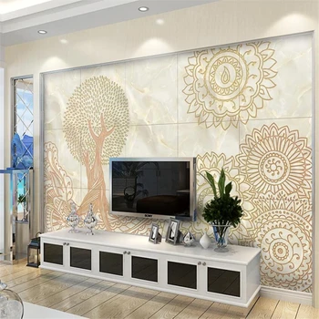 Ozadje po meri 3d zidana Evropske vodne nož parket, ploščice marmorja TV ozadju stene papirja doma dekor papier peint 3d ozadje
