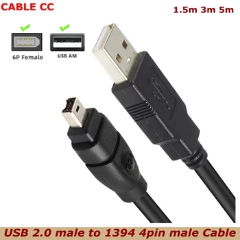 USB 2.0 IEEE1394 4-pin Firewire Kabla za DV Sony Digitalni Fotoaparat, Tiskalnik Optično branje Razprava 1394 Video Kabel