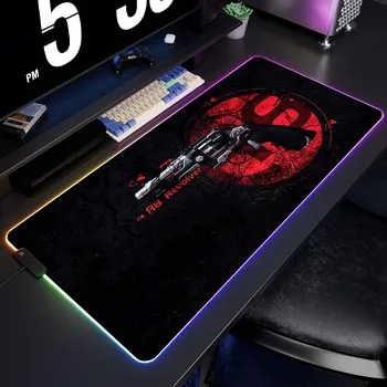 Osvetlitev CS POJDI Mouse Pad RGB XXL Velike Miško, Mat, LED Gaming Mousepad Računalnik Gamer Tipkovnice Mehke Blazine Naravne Gume Desk Mat