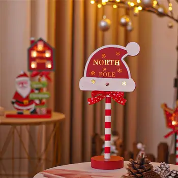 Doma Dekoracijo Multi-funkcionalne Dekoracijo Presenetljivo Led Luči Počitnice Santa Claus Design Dodaj Topel Sijaj, ki V Vaš Dom