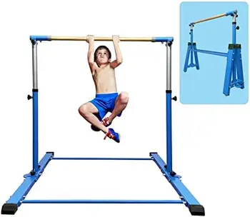 Gimnastični Kip ,Horizontalno za Otroke Dekleta Junior,3' 5' Nastavljiva Višina,Doma Telovadno Opremo,ki je Idealen za Domačo Usposabljanja,1