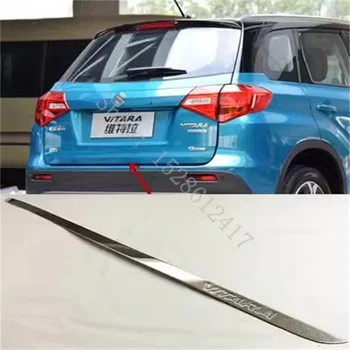 Za Suzuki Vitara 2015 -2020 vrata prtljažnika Zadnja Vrata Spodnji Pokrov Modeliranje Trim Nerjavnega Jekla nazaj vrata trim Avto Dodatki