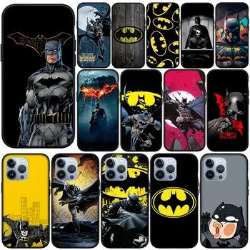 Soft Cover za Apple iPhone 11 15 Pro XS Max X XR 6 7 8 6S Plus + SE 2022 8+ Ohišje Telefona Primeru DC Film B-Netopirji Človek B-Batmans