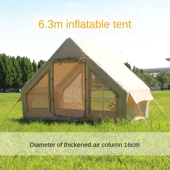 Hiša zunanji napihljiv šotor, odlično za kampiranje, free gradnje, odebeljena bombaž kampiranje, multi-oseba rainproof kampiranje eq