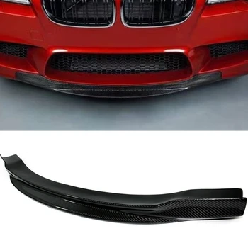 Sprednji Odbijač Lip Spojler Za BMW F10 M5 2012-2017 4-Vratni Sedan Ogljikovih Vlaken Nižji Center Lippe Stražar Ploščo Splitter Rezilo Brado