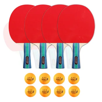 Ping Pong Vesla Nastavite Namizni Tenis Rackets s 3 Zvezdicami Ping Pong Žogic Telovadnici Ping Pong Oprema za uporabo v Zaprtih prostorih Igro na Prostem